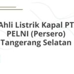 Ahli Listrik Kapal PT PELNI (Persero) Tangerang Selatan