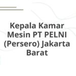 Kepala Kamar Mesin PT PELNI (Persero) Jakarta Barat