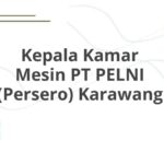 Kepala Kamar Mesin PT PELNI (Persero) Karawang