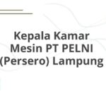 Kepala Kamar Mesin PT PELNI (Persero) Lampung