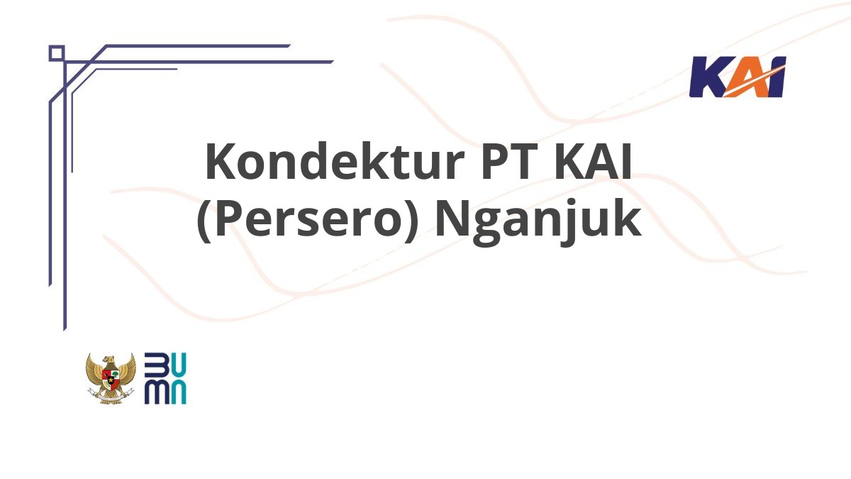 Kondektur PT KAI (Persero) Nganjuk