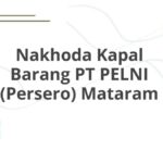 Nakhoda Kapal Barang PT PELNI (Persero) Mataram