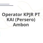 Operator KPJR PT KAI (Persero) Ambon