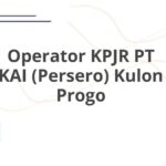 Operator KPJR PT KAI (Persero) Kulon Progo