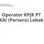 Operator KPJR PT KAI (Persero) Lebak