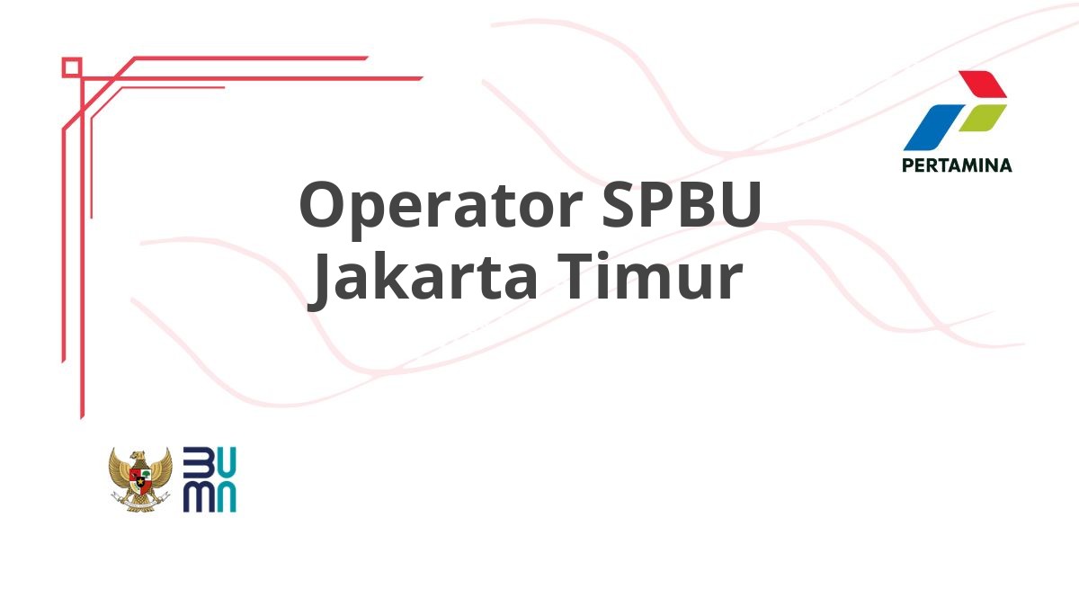 Operator SPBU Jakarta Timur
