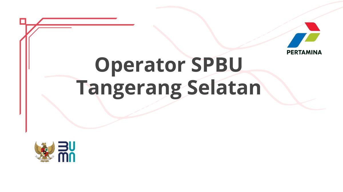Operator SPBU Tangerang Selatan