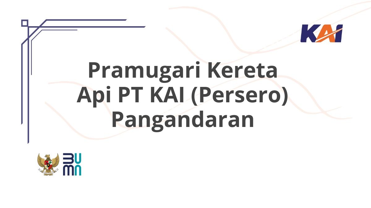 Pramugari Kereta Api PT KAI (Persero) Pangandaran