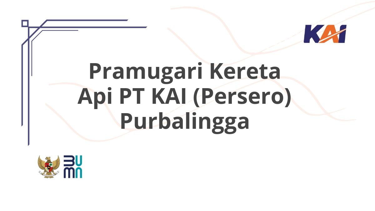 Pramugari Kereta Api PT KAI (Persero) Purbalingga