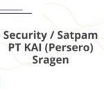 Security / Satpam PT KAI (Persero) Sragen
