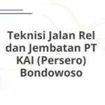 Teknisi Jalan Rel dan Jembatan PT KAI (Persero) Bondowoso