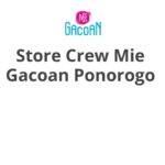 Store Crew Mie Gacoan Ponorogo